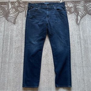 Lucky Brand 410 Athletic Fit Jeans Men’s 40 x 32 (tag 38x32) Dark Blue Candiani